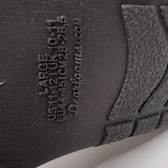 NWOT Men's Dearfoams Cozy Comfort Slippers Size 11-12 Large - Picture 3 of 9